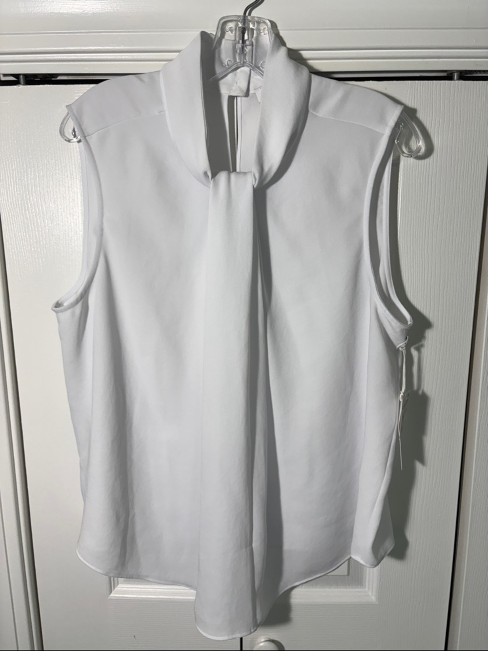 Nordstrom White Sleeveless Blouse Size XL NWT